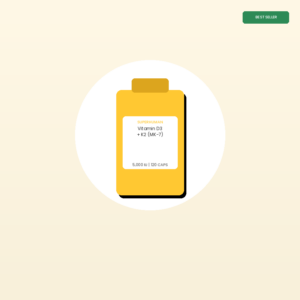 Vitamin D3 5000 IU + K2 (MK-7)